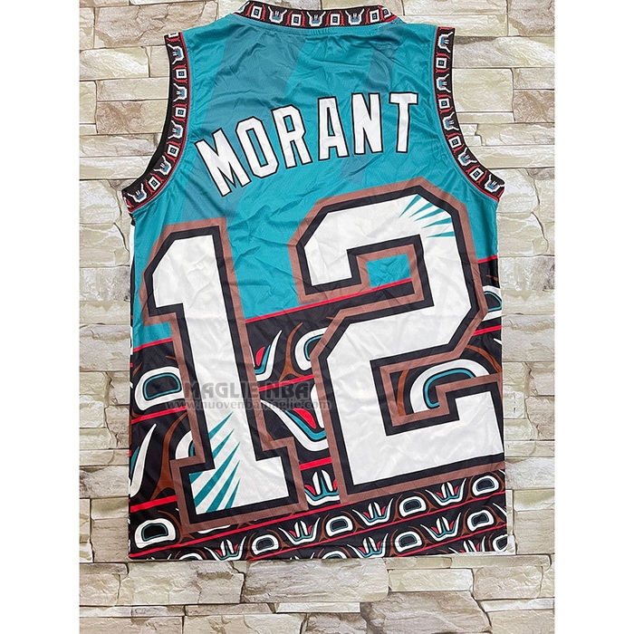 Maglia
 Ja Morant NO 12 Memphis Grizzlies Mitchell & Ness Big Face Verde
2
